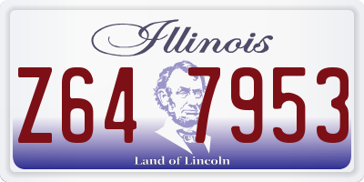 IL license plate Z647953