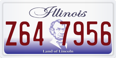 IL license plate Z647956