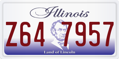 IL license plate Z647957