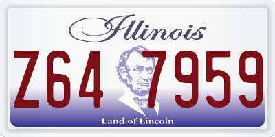 IL license plate Z647959