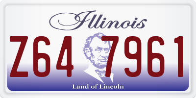 IL license plate Z647961