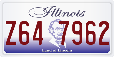 IL license plate Z647962