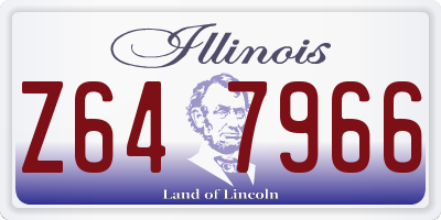 IL license plate Z647966