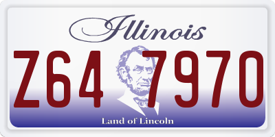 IL license plate Z647970