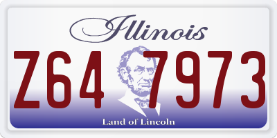IL license plate Z647973