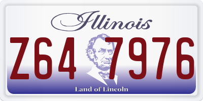 IL license plate Z647976