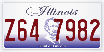 IL license plate Z647982