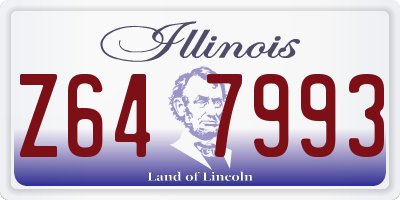IL license plate Z647993