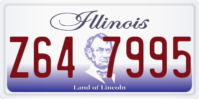 IL license plate Z647995