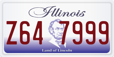 IL license plate Z647999
