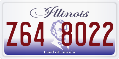 IL license plate Z648022