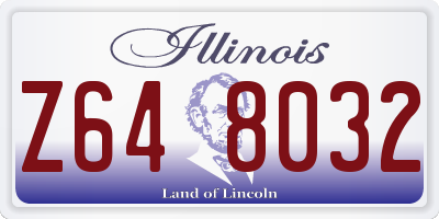 IL license plate Z648032