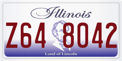 IL license plate Z648042