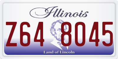 IL license plate Z648045