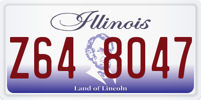 IL license plate Z648047
