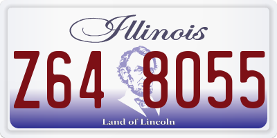 IL license plate Z648055