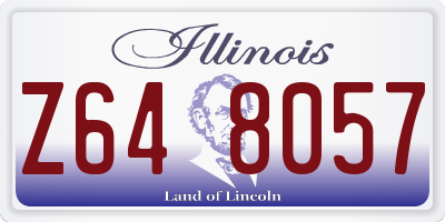 IL license plate Z648057