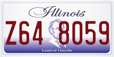 IL license plate Z648059