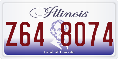 IL license plate Z648074