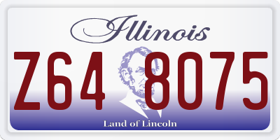 IL license plate Z648075