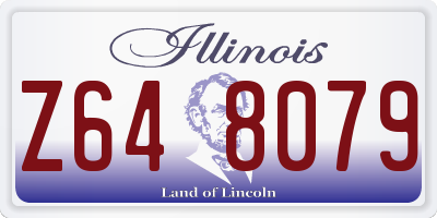 IL license plate Z648079