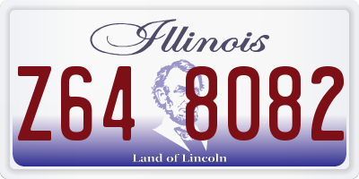 IL license plate Z648082