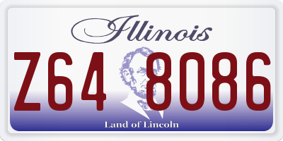 IL license plate Z648086