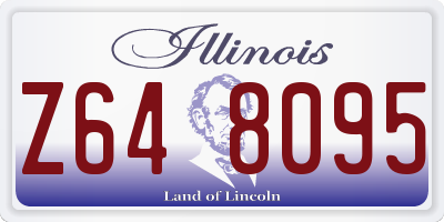 IL license plate Z648095