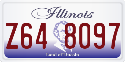 IL license plate Z648097