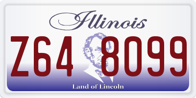 IL license plate Z648099