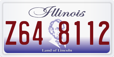 IL license plate Z648112