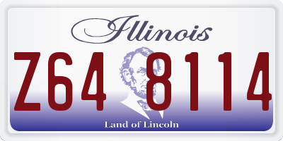 IL license plate Z648114