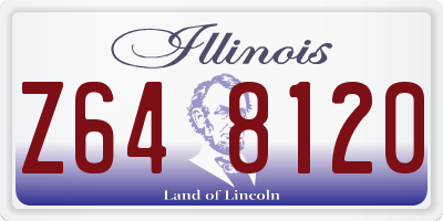 IL license plate Z648120