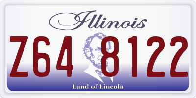 IL license plate Z648122