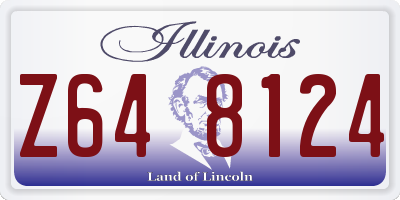 IL license plate Z648124