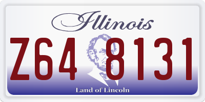 IL license plate Z648131