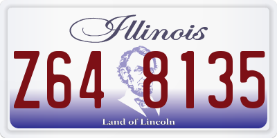 IL license plate Z648135