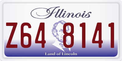 IL license plate Z648141