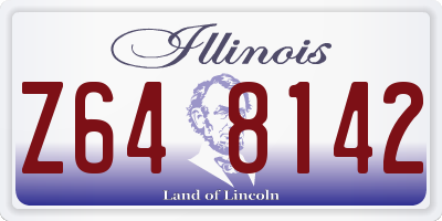 IL license plate Z648142