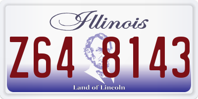 IL license plate Z648143