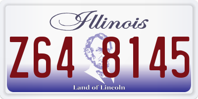 IL license plate Z648145