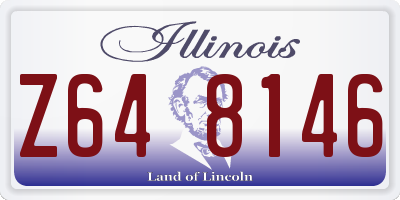 IL license plate Z648146