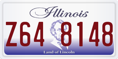 IL license plate Z648148