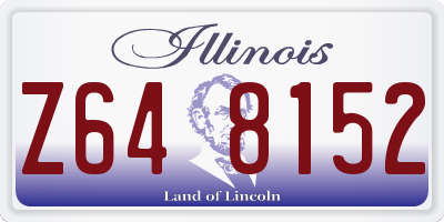 IL license plate Z648152