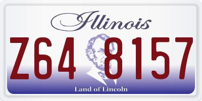 IL license plate Z648157