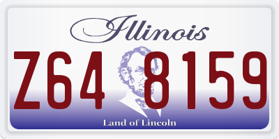 IL license plate Z648159