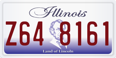 IL license plate Z648161