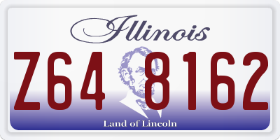 IL license plate Z648162