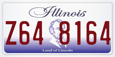 IL license plate Z648164