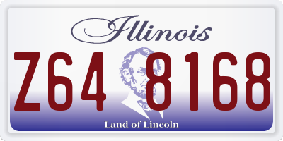 IL license plate Z648168